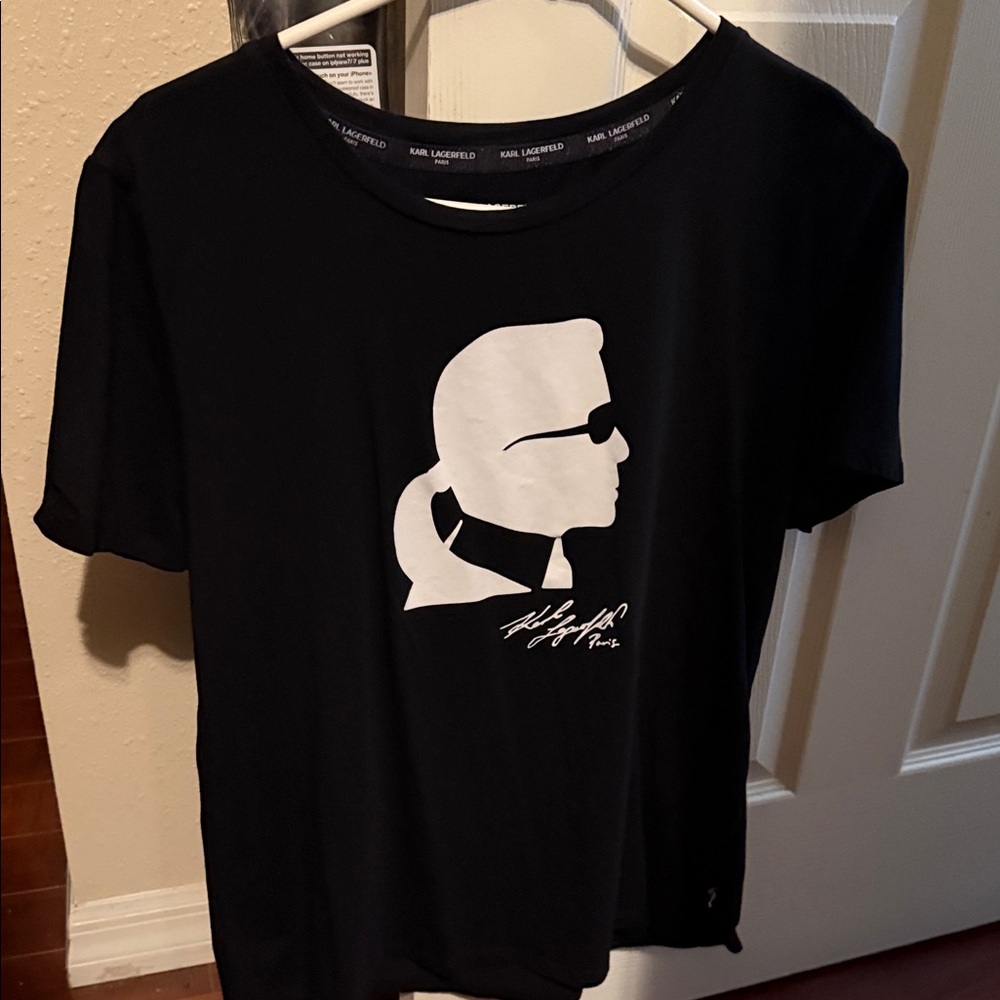 Black Graphic T-Shirt with Iconic Design